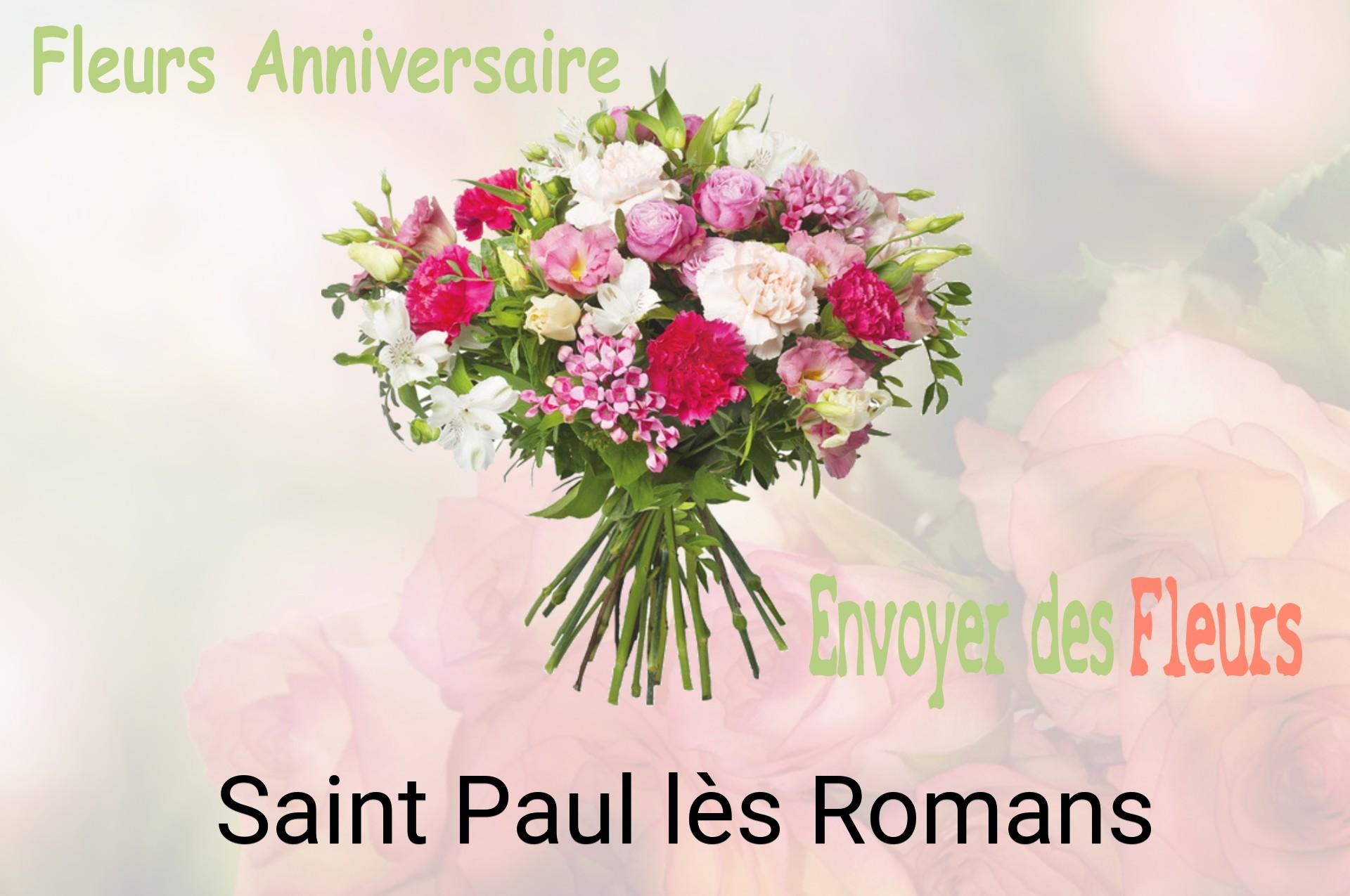 Bouquet de fleurs d’anniversaire livré à Saint-Paul-lès-Romans
